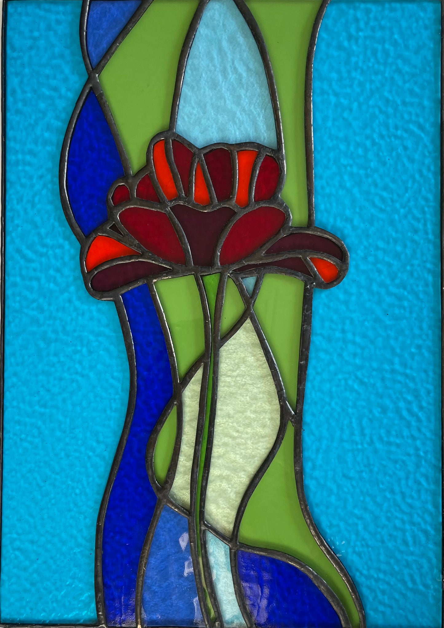 N. Lygeros: Vitrail floral