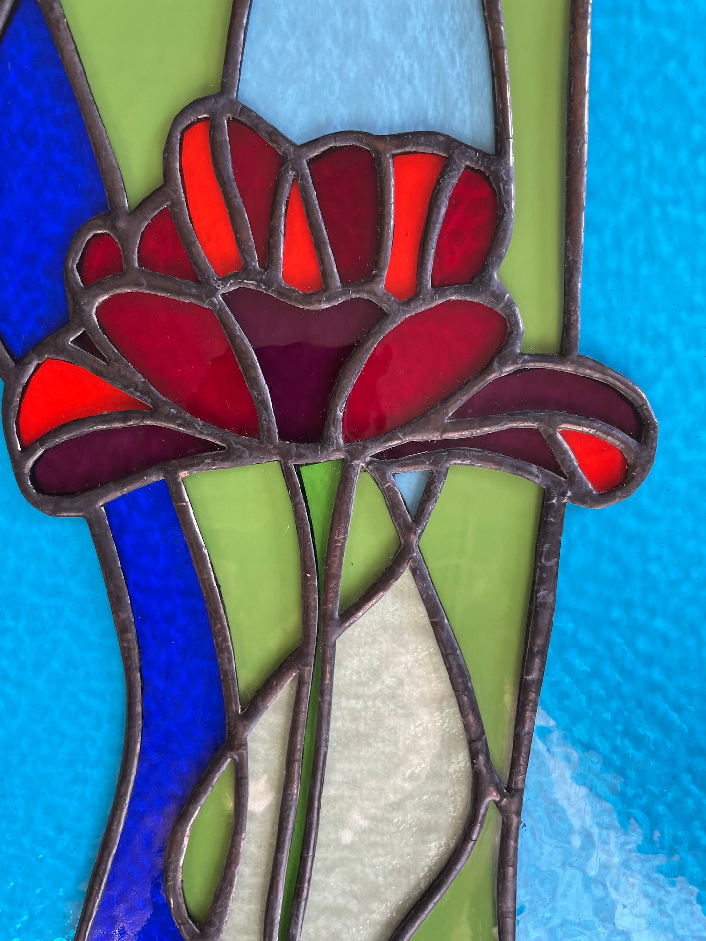 N. Lygeros: Vitrail floral