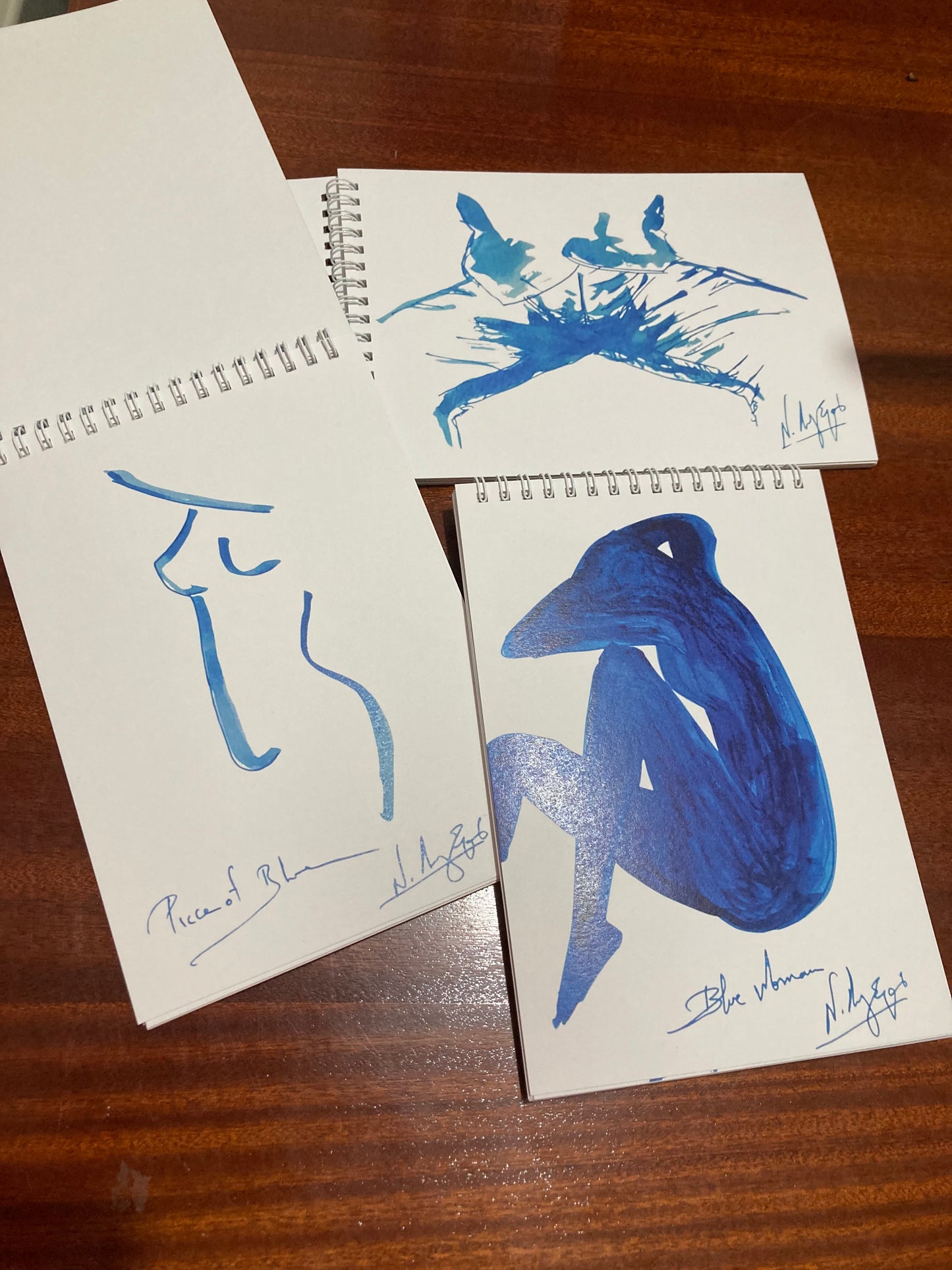 Blue works of N. Lygeros