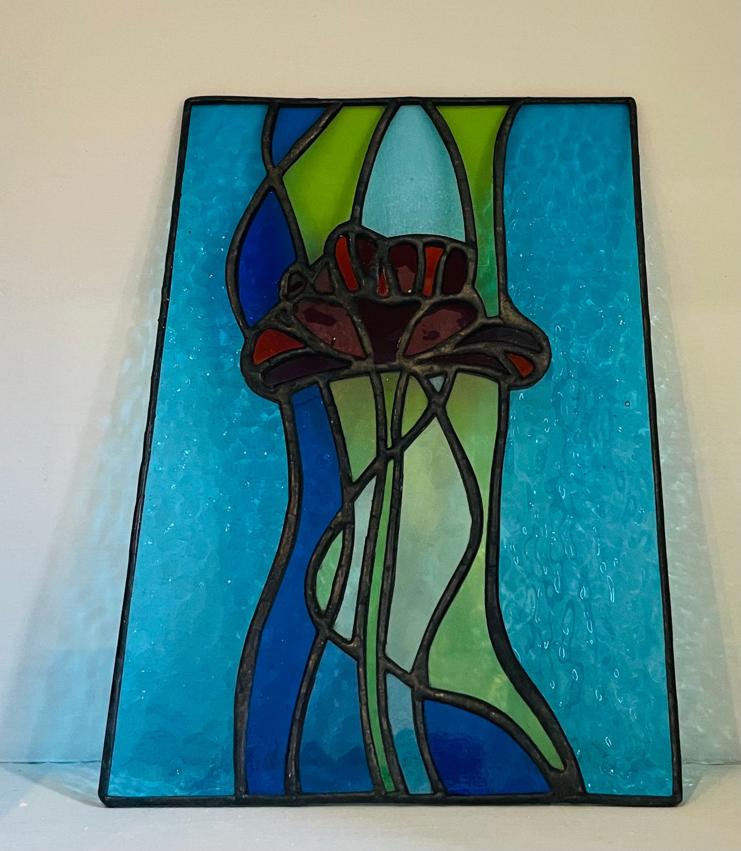 N. Lygeros: Vitrail floral