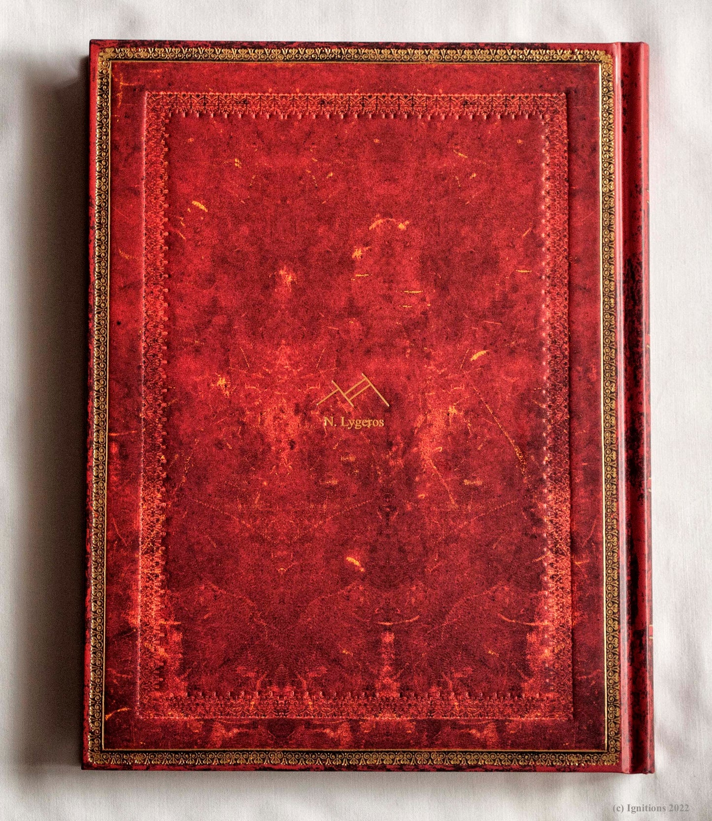 N. Lygeros - Time and Mankind. Paperblank Hardcover Journals – Old Leather Classics