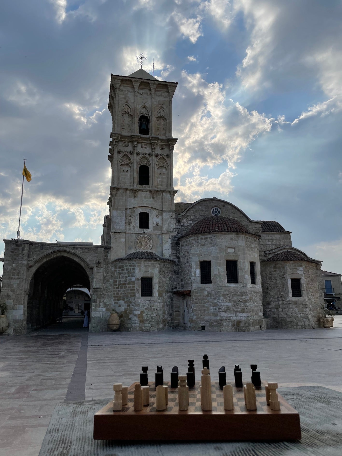 Ξύλινη Χειροποίητη Σκακιέρα με κομμάτια και πιόνια