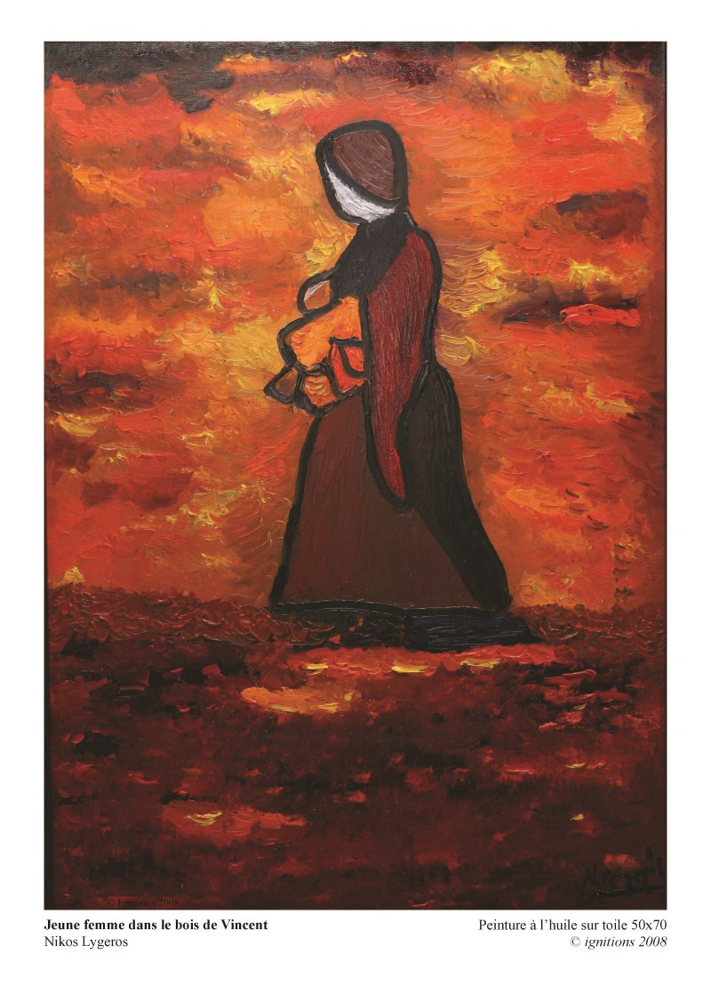 Jeune femme dans le bois de Vincent