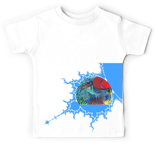 Παιδικό t-shirt ''Lumineuse et le dragon'' (a)