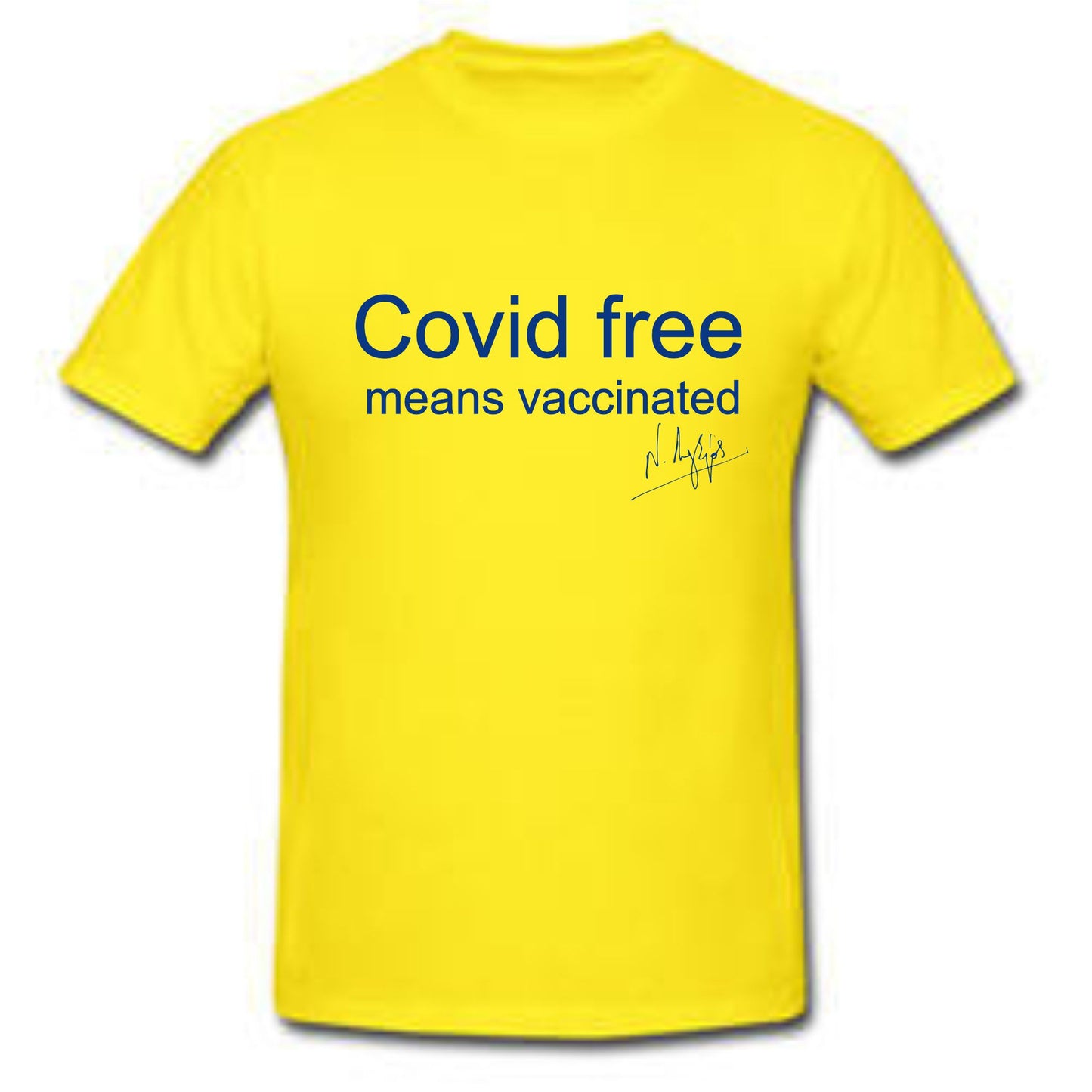 Covid free means vaccinated